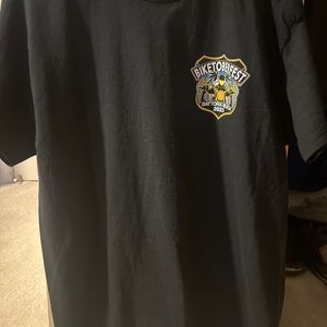 New 2023  31st Annual BIKETOBERFEST Daytona Beach T-Shirt (Size Large) Black